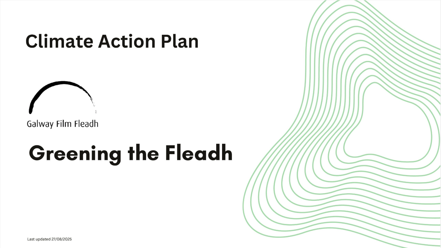 Link to the Galway Film Fleadh sustainability plan